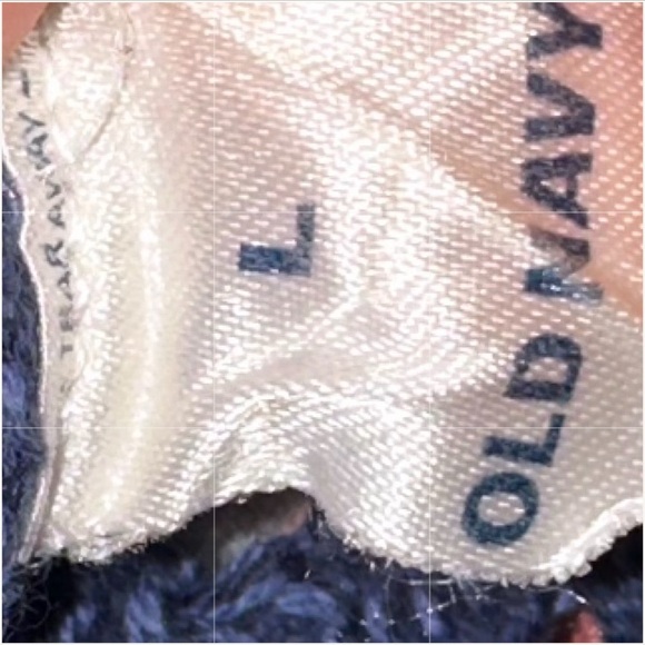 Old Navy Blue Sweater Ribbed Tank Top size Large - Picture 7 of 7